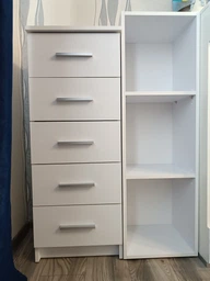 Комод на 5 ящиків Forte Leif 410x1060x350 Бетон фото від покупців 1