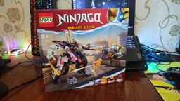 Конструктор LEGO NINJAGO Гоночный робобайк-трансформер Сори 384 детали (71792)