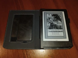 Чохол PocketBook 629 Verse Mist Grey з ремінцем для руки та підставкою чорний – обкладинка на Покетбук (7706839) фото від покупців 5