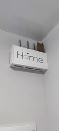 Настенная коробка для роутера Wi-Fi Полка 40*20*10 см Белая HOME фото от покупателей 4