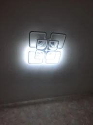 Люстра світлодіодна 517 Light 3color з пультом 240Вт Чорний (01758)