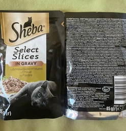 Вологий корм для кішок Sheba cig POU з домашньою птицею в соусі 85 г (4770608257293)
