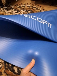 Коврик для йоги и фитнеса TECOFIT NBR 183x61x1 см Blue + чехол-сумка в подарок (TOP20106462/1) фото от покупателей 15