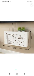 Настенная коробка для роутера Wi-Fi Полка 40*20,5*10 см Совы фото от покупателей 4