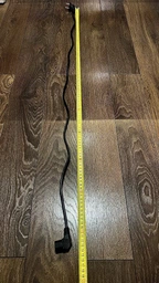Кабель питания Schuko угловой PC-186A CEE7 / 17-C13, 1.2M, 0.75mm, евровилка под 90 градусов, OEM Q25 / 400