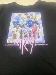 Подростковая футболка для девочки Спиногрыз Stray kids фото №10-00031 146 см Черная (ROZ6501045391) фото от покупателей 1