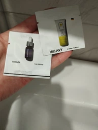 Антивіковий базовий догляд для обличчя Hillary Basic Anti-Aging Care: Гель для вмивання + Трояндовий міс + Гіалуронова сироватка + Сироватка навколо очей + Крем для всіх типів шкіри K-11-812