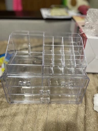 Органайзер для косметики Настільний акриловий Cosmetic Storage Box Бокс фото від покупців 14