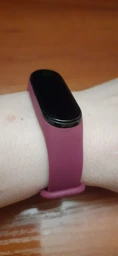 Силиконовый ремешок MRK для фитнес браслета Xiaomi Mi Band 4/3 Коричневый (1) с металлической кнопкой (mrk21042050) фото от покупателей 13