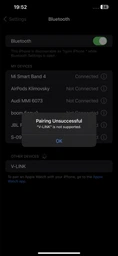 Діагностичний сканер (адаптер) vgate iCar2 Bluetooth 3.0 (ELM327 mini)