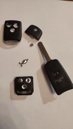 Викидний корпус ключа Honda на три кнопки Civic Accord Jazz CRV HRV Odyssey Pilot AdlerKey (35-12 з лезом і місцем під логотип (відкидний корпус з лезом, болванка, запчастина для Хонда) фото від покупців 5
