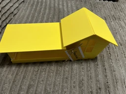 Кормушка для птиц на окно House_for_birds "Домик желтый"
