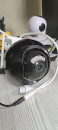 Уличная IP камера 360° 6MP видеонаблюдения поворотная WiFi с микрофоном, ночной съёмкой, датчиком движения (белая) фото от покупателей 12