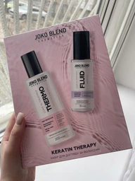 Набор для ухода за волосами Joko Blend Keratin Therapy Спрей-термозащита 200 мл + Флюид Кератиновый шелк 50 мл (4823109408975) фото от покупателей 11