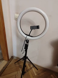 Набор блогера LED лампа 30 см + штатив 2.1м + держатель для телефона для фото и видео CXB30