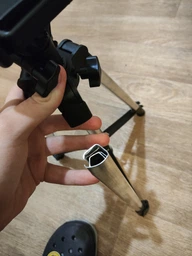 Штатив Tripod телескопический универсальный с 3D-головкой 134см Серебристо-чёрный (330-A) фото от покупателей 1