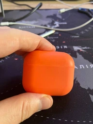 Силиконовый чехол для наушников Apple AirPods 3, Ultrathin Silicone Case, зеленый, защитный кейс, ультратонкий и легкий, защита от царапин и пыли, мягкий силикон, ArmorStandart (ARM60303) фото от покупателей 3