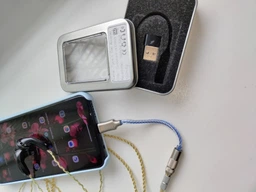 Підсилювач звуку, CX Pro CX31993, ЦАП, DAC, перехідник, зовнішня звукова карта, Nautilus Type C to 3,5 мм + PC адаптер Silver