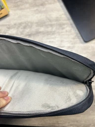 Чохол-сумка для ноутбука макбука MacBook Air/Pro M1 M2 14-15.4" -16" Темно-синій фото від покупців 4