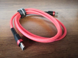 Кабель Baseus Cafule Type-C 3A PD 2.0 60W Flash Charging 2.0 м Red/Black (CATKLF-H91) фото от покупателей 14
