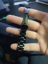 Ремінець металевий MiJobs Plus для фітнес браслета Xiaomi Mi Band 5/6/4/3 Рожеве Золото (mrk2109) фото від покупців 6