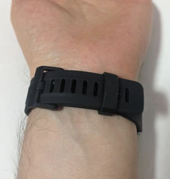 Силиконовый ремешок MiJobs Active для Xiaomi Redmi Watch 2/Redmi Watch 2 Lite черно-серебристый фото от покупателей 3