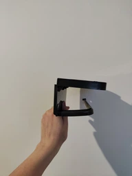 Настінний тримач туалетного паперу з полицею для смартфона та освіжувача повітря (чорний) фото від покупців 6