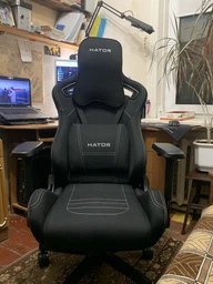 Крісло для геймерів Hator Arc Fabric Jet Black (HTC-982)
