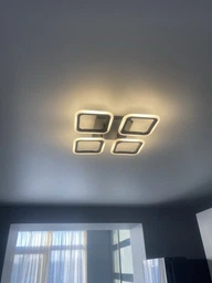 Світильник світлодіодний стельовий LUMINARIA ROOM 60W 4S BLACK 220V IP20 з пультом ДУ