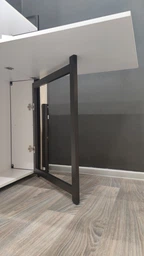 Стіл книжка з етажеркою Практик 1 Ferrum-decor 1200x640x990 Чорний метал ДСП Дуб Артизан 16 мм (FRD-104616) фото від покупців 1
