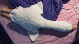 Плюшевая игрушка подушка My Kigu Гусь Обнимусь Антистресс Мягкая Желтая 75 см (9050)