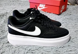 Женские кеды низкие Nike W Court Vision Alta Ltr DM0113-002 40.5 (9) 26 см Черные (195237045099)