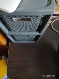 Комод-органайзер BRQ Rattan на 2 ящика мини Антрацит (5901098172721) фото от покупателей 2