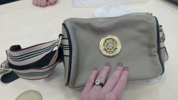 Стильна сумка через плече з натуральної шкіри Vintage Білий для міського стилю (bg222fash64) фото від покупців 6