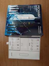 Набор электрических зубных щеток PECHAM Black and White Travel Set PC-084 (0290119010100) фото от покупателей 19