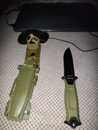 Нож нескладной Тактический Спецназа Daring Сверхпрочный клинок с креплением пол Молли фото от покупателей 2
