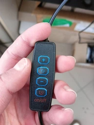 Держатель на прищепке с Led подсветкой Professional Live Stream для селфи съемок 24 диода Черный