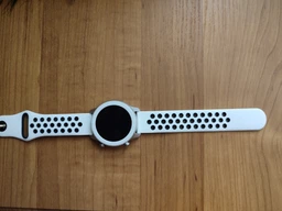 Ремешок для Amazfit BIP | Bip Lite | Bip U / Pro/ Mini | GTS | GTS 2 /3 | Gtr 42mm силиконовый перфорированный 20мм Черно Белый BeWatch (1010112)