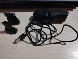 Мини пылесос USB для чистки клавиатуры черный (OK0017_1)