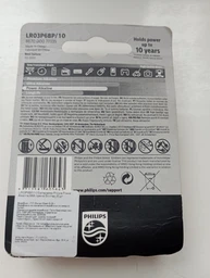Батарейка PHILIPS LR03 AAA Alkaline Power * 4 (LR03P4B/10) фото від покупців 2