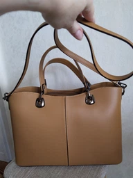Сумка жіноча шкіряна тоут середня Regina Notte Tote 1651 Пудра