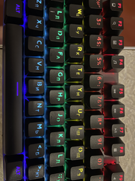 Клавиатура проводная Real-El M 13 Huano Blue USB Grey (EL123100045)