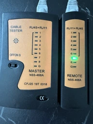 Кабельный тестер BS-468, RJ-45+RJ-11