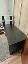 Стол компьютерный Moreli Roland Ш1416*В1226*Г600 Венге темный фото от покупателей 18