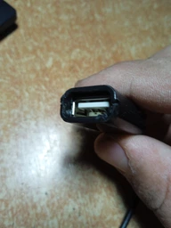 Кабель Lapara OTG USB 2.0 AF - MicroUSB 0.16 м White (LA-UAFM-OTG white)
