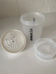 Шейкер Biotech SHAKER WAVE + NANO рожевий (300ml + 150ml) (484205) фото від покупців 15