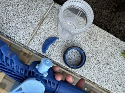 Насадка на шланг водомет для полива Ez Jet Water Cannon распылитель воды с отсеком для моющих средств Пистолет для мойки автомобиля фото от покупателей 1