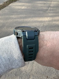 Ремешок DK для Xiaomi Amazfit T-Rex / T-Rex Pro | Silicone Sport Band Classic (012593) (dark green) фото от покупателей 4