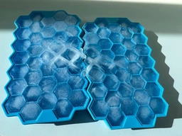 Силиконовая форма для льда CUMENSS Соты Blue емкость в виде сот