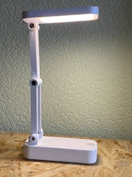Настільна лампа з акумулятором USB зарядкою LED лампа на батарейках світильник нічна лампа аварійна лампа (50001) фото від покупців 12